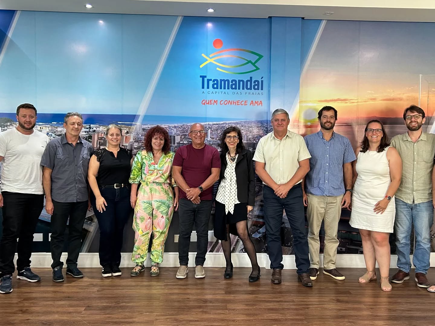 Na tarde desta terça-feira (03/03), o prefeito Juarezinho e o vice-prefeito Claudiomir receberam, no Gabinete do Prefeito, representantes da Universidade Federal do Rio Grande do Sul (UFRGS) para tratar de um projeto estratégico que coloca Tramandaí no centro das discussões sobre o futuro climático do país.